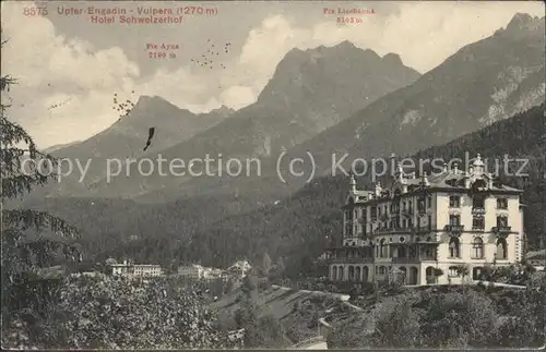 Vulpera Hotel Schweizerhof mit Alpen Kat. Vulpera