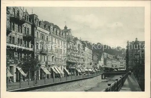 Karlsbad Eger Boehmen Kreuzstrasse Kat. Karlovy Vary