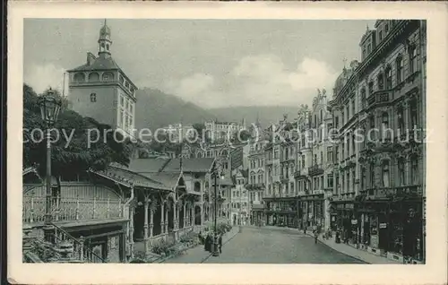 Karlsbad Eger Boehmen Marktplatz Kat. Karlovy Vary