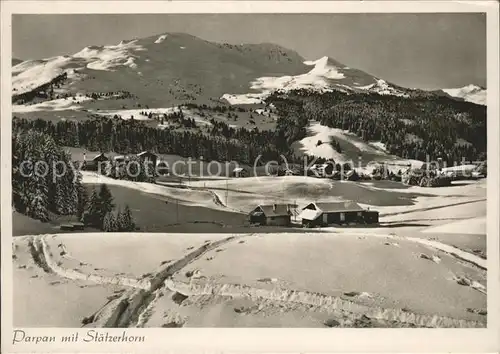 Parpan mit Staetzerhorn Kat. Parpan