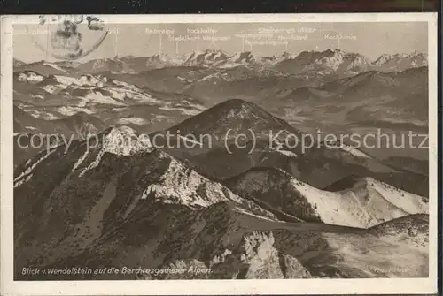 Wendelstein Berg Berchtesgadener Alpen Kat. Bayrischzell