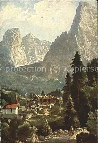 Kufstein Tirol Hinterbaerenbad Kat. Kufstein