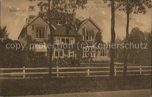 Huizen Bosch en Duin In de Dennen Kat. Huizen