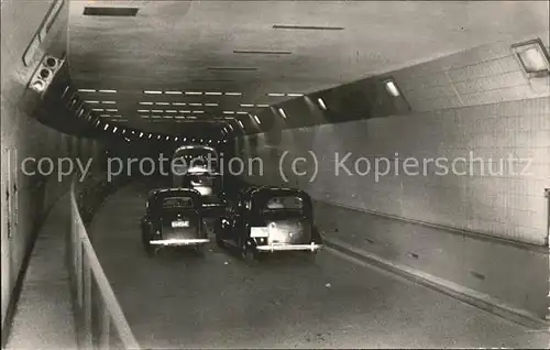 Rotterdam Maastunnel Autos Kat. Rotterdam