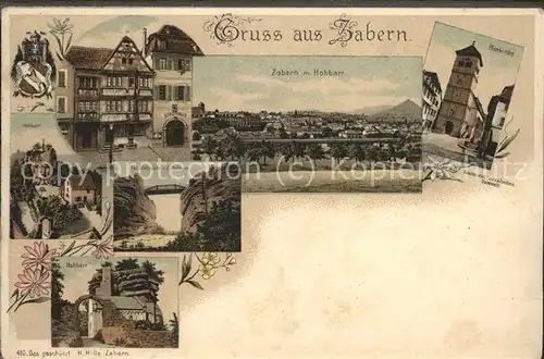 Zabern Saverne Hohbarr Teufelsbruecke / Saverne /Arrond. de Saverne