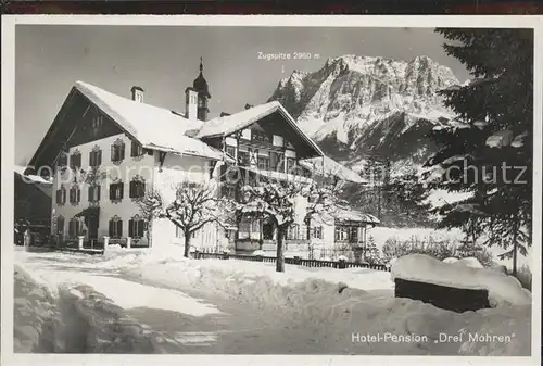 Zugspitze Hotel Pension Drei Mohren Kat. Garmisch Partenkirchen
