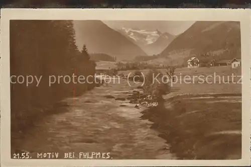 Fulpmes Tirol Fluss Kat. Fulpmes
