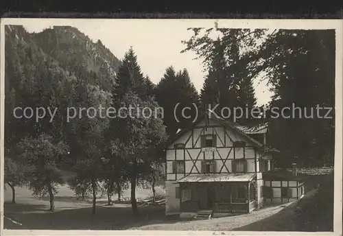 Kufstein Tirol Alpengasthof Baerenbadalpe Kat. Kufstein