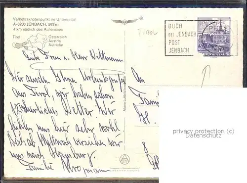 Jenbach Kellerjoch Wappen Kat. Jenbach