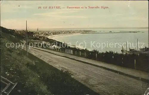 Le Havre Panorama et la Nouvelle Digue Kat. Le Havre