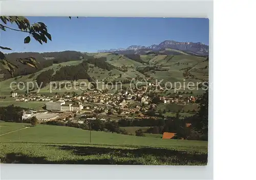 Entlebuch Panorama mit Pilatuskette Kat. Entlebuch