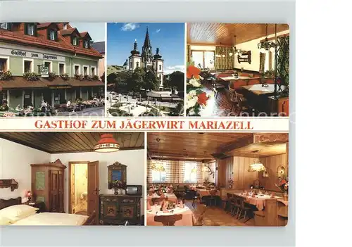 Mariazell Steiermark Gasthof zum Jaegerwirt Basilika Kat. Mariazell