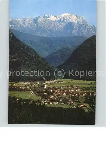 Inzell Blick vom Teisenberg zur Reiteralpe Berchtesgadener Alpen Kat. Inzell