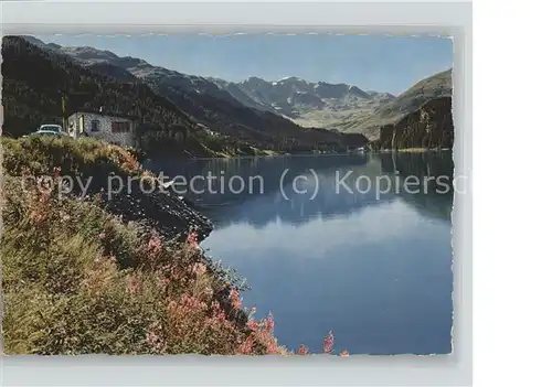 Marmorera Marmorerastausee am Julierpass Kat. Marmorera