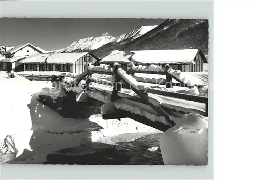 La Punt Chamues ch CVJM Ferienheim Bruecke Wintersportplatz Kat. La Punt Chamues ch