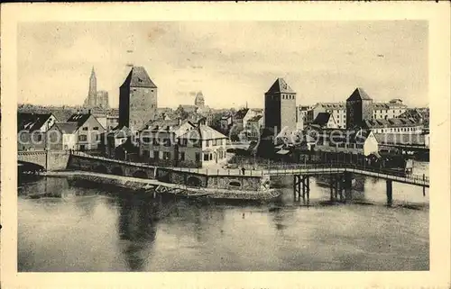 Strassburg Elsass Pont Couverts Kat. Strasbourg
