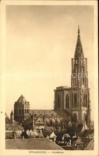 Strassburg Elsass Cathedrale Kat. Strasbourg