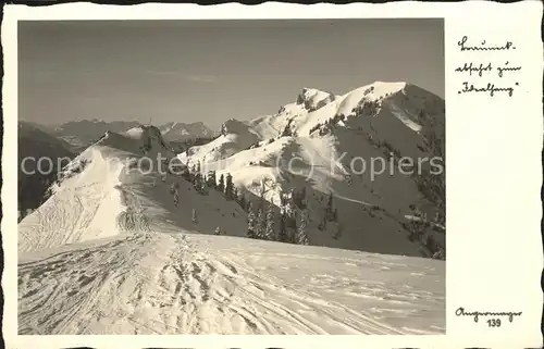 Garmisch Partenkirchen Alpen im Winter  Kat. Garmisch Partenkirchen