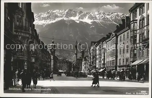 Innsbruck Maria Theresienstrasse Kat. Innsbruck