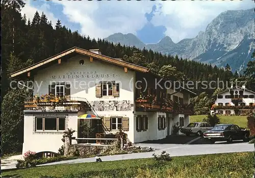 Ramsau Berchtesgaden Gaestehaus Martinsklause Kat. Ramsau b.Berchtesgaden