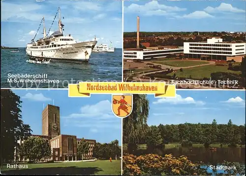 Wilhelmshaven Fachhochschule Technik u.Rathaus Kat. Wilhelmshaven