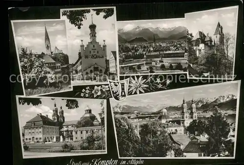 Kempten Allgaeu Zumsteinhaus u.St.Lorenzkirche Kat. Kempten (Allgaeu)