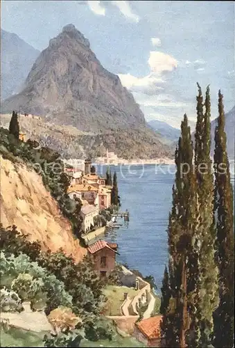 Gandria Lago di Lugano Oria e S.Mamette Kat. Gandria