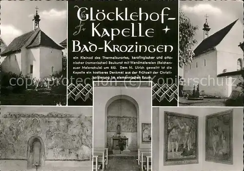 Bad Krozingen Gloecklehof (Kapelle) Kat. Bad Krozingen