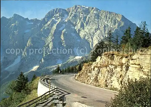 Rossfeldhuette Rossfeld Hoehenringstrasse Kat. Berchtesgaden