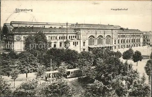 Strassburg Elsass Hauptbahnhof Kat. Strasbourg