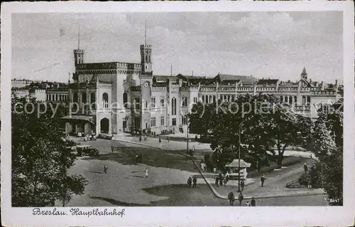 Breslau Niederschlesien Hauptbahnhof Kat. Wroclaw