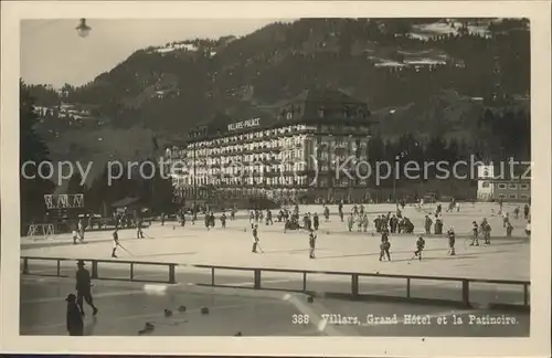 Villars VD Grand Hotel et la Patinoire Kat. Villars