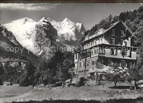 Hasliberg Goldern Hotel Pension "Gletscherblick" Kat. Hasliberg Goldern