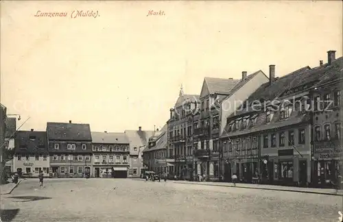 Lunzenau Markt Kat. Lunzenau