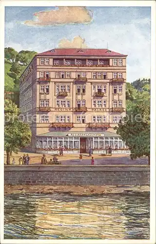 Karlsbad Eger Boehmen Regina Palace Hotel Kat. Karlovy Vary