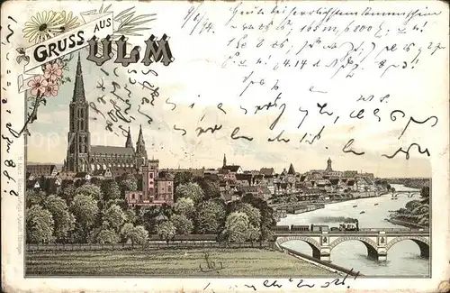 Ulm Donau (Vorlaeuferkarte) Kat. Ulm