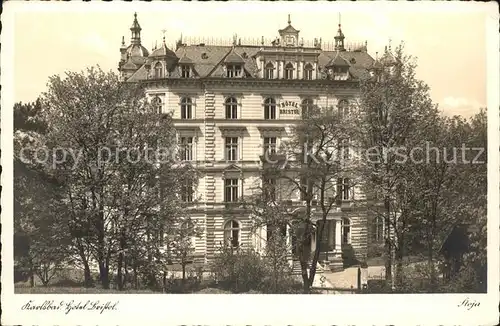 Karlsbad Eger Boehmen Hotel Kat. Karlovy Vary