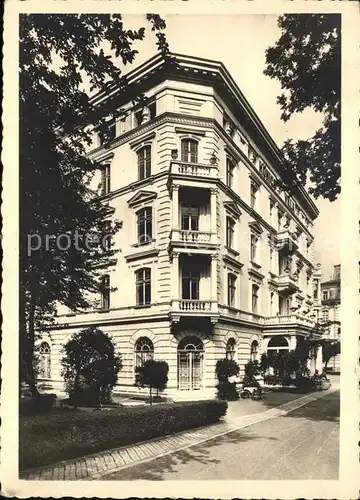 Karlsbad Eger Boehmen Hotel Koenigsvilla Kat. Karlovy Vary