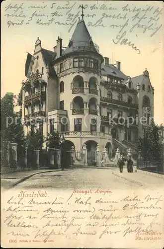 Karlsbad Eger Boehmen Evgl.Hospiz Kat. Karlovy Vary