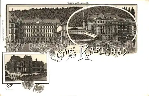 Karlsbad Eger Boehmen  Kat. Karlovy Vary
