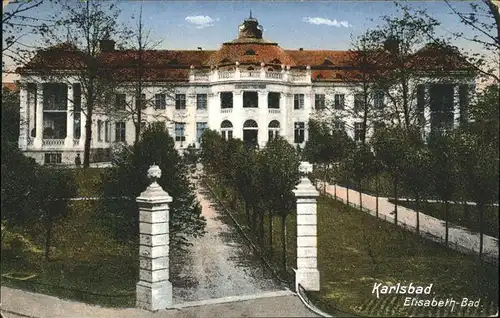 Karlsbad Eger Boehmen Elisabeth Bad Kat. Karlovy Vary