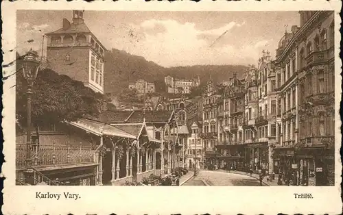 Karlovy Vary Strassenpartie / Karlovy Vary /