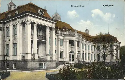 Karlsbad Eger Boehmen Elisabethbad Kat. Karlovy Vary