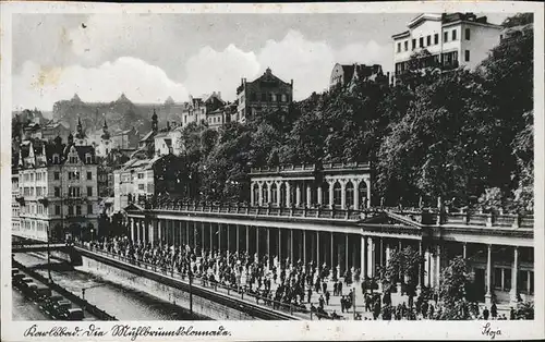 Karlsbad Eger Boehmen Muehlbrunnen Kolonnade Kat. Karlovy Vary