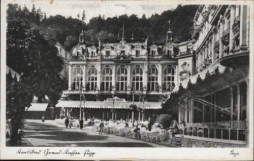 Karlsbad Eger Boehmen Grand Kaffee Pupp Hotel Kat. Karlovy Vary