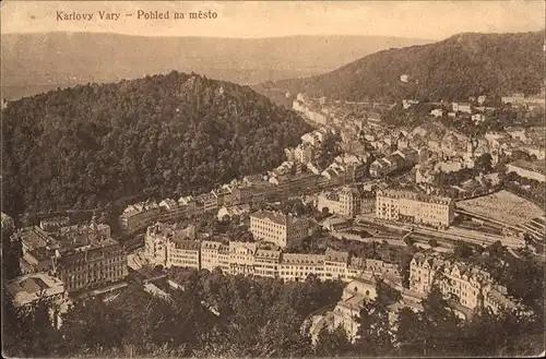 Karlovy Vary Pohled na mesto Gesamtansicht / Karlovy Vary /