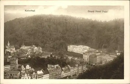 Karlsbad Eger Boehmen Kaiserbad Grand Hotel Pupp Kat. Karlovy Vary
