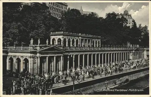 Karlsbad Eger Boehmen Muehlbrunnen Kolonnade Kat. Karlovy Vary