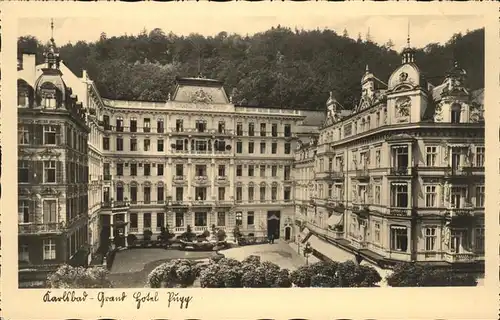 Karlsbad Eger Boehmen Grand Hotel Pupp Kat. Karlovy Vary