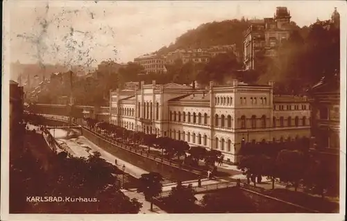 Karlsbad Eger Boehmen Kurhaus Kat. Karlovy Vary